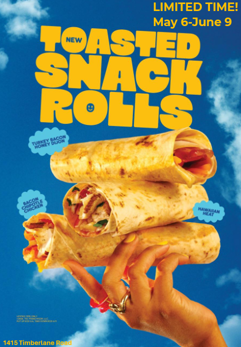 Toasted Snack Rolls - Limited Time ! 