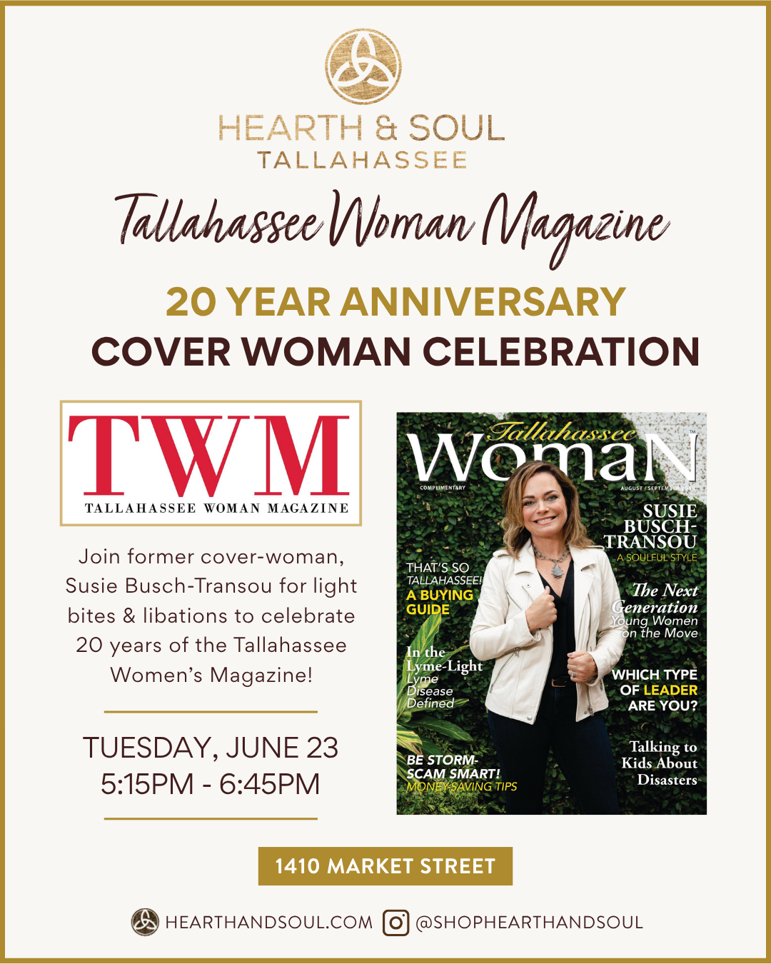 Tallahassee Magazine Cover Woman Celebration 