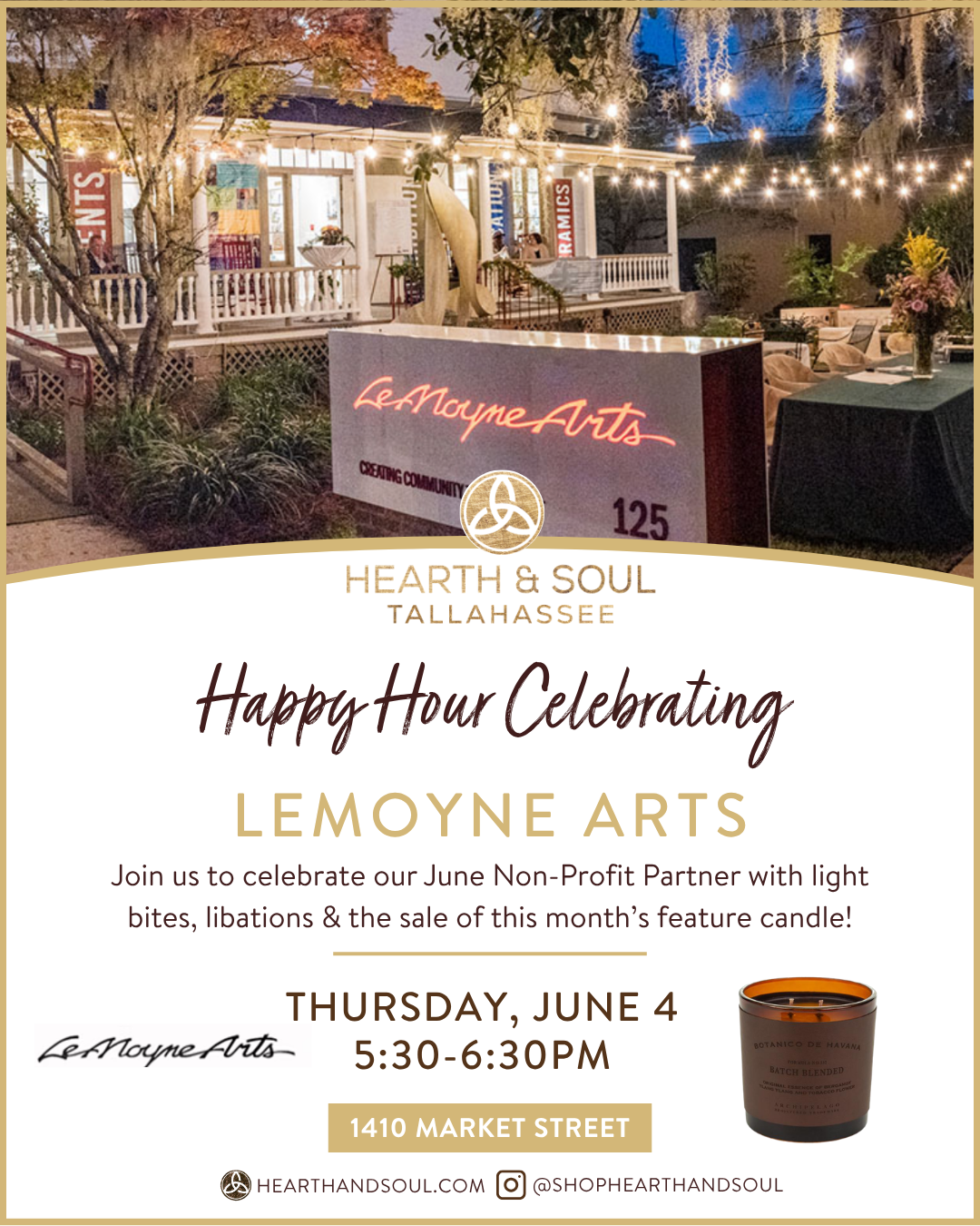 LeMoyne Arts Happy Hour