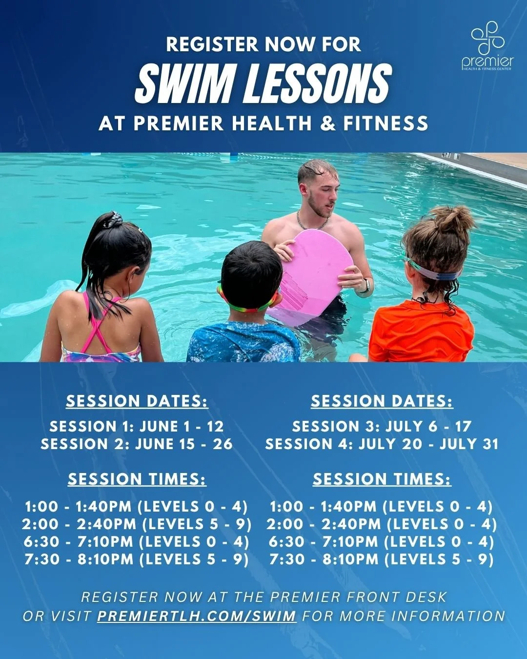 Swim Lessons at Premier 