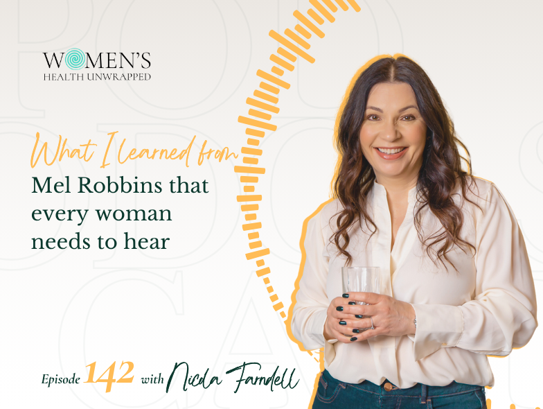 What I learned from Mel Robbins that every woman needs to hear: I share how this truth transformed my health, mindset, and confidence. If you’re tired, foggy, or wondering if it’s too late to change, this episode will help you take your next small, p