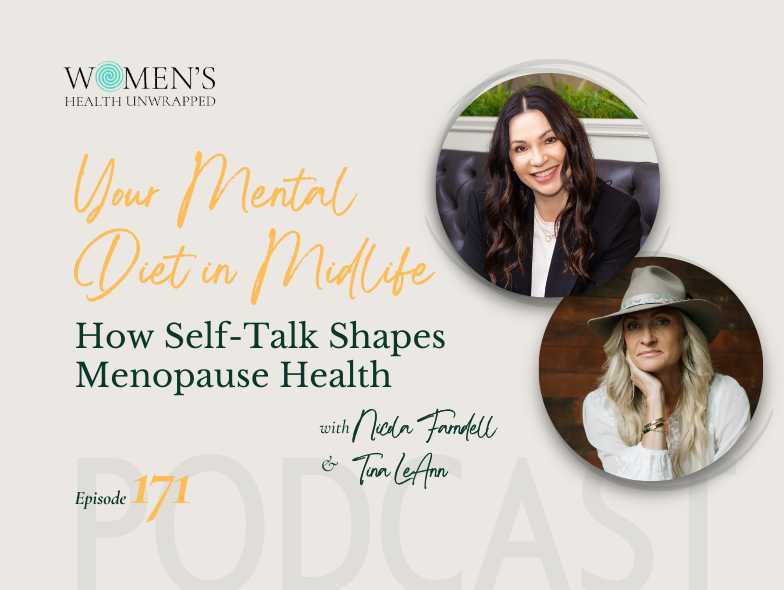 Your mental diet in midlife: How self-talk shapes menopause health: We talk about something so many women carry quietly in midlife - the voice in your head, and the way your evenings often become the only time that feels like yours. It's time for a c