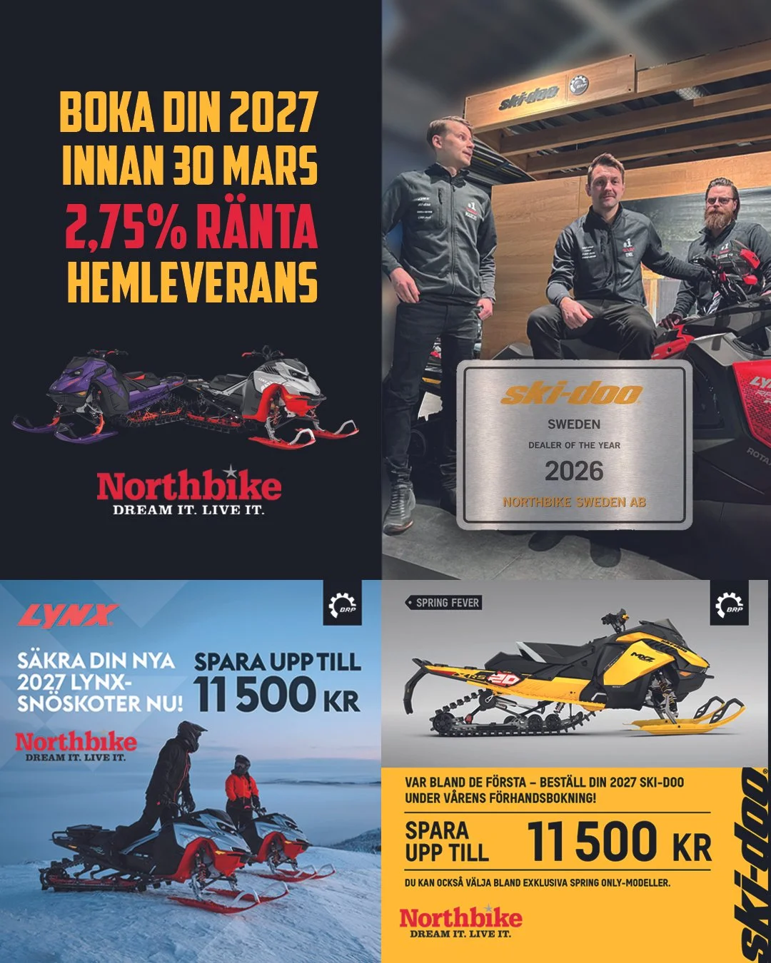 Ski-Doo &amp; Lynx 2027