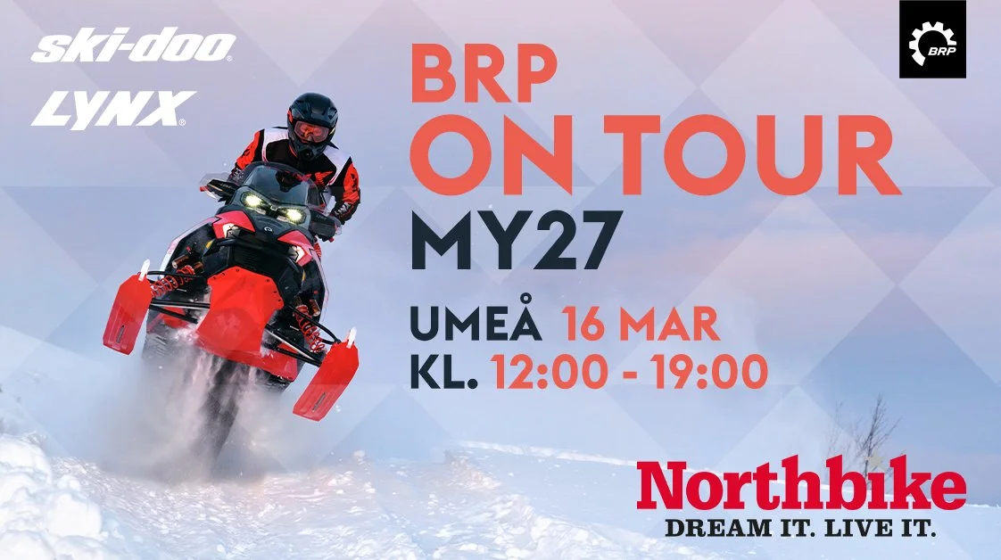 BRP on Tour i Umeå 16 mars 2026