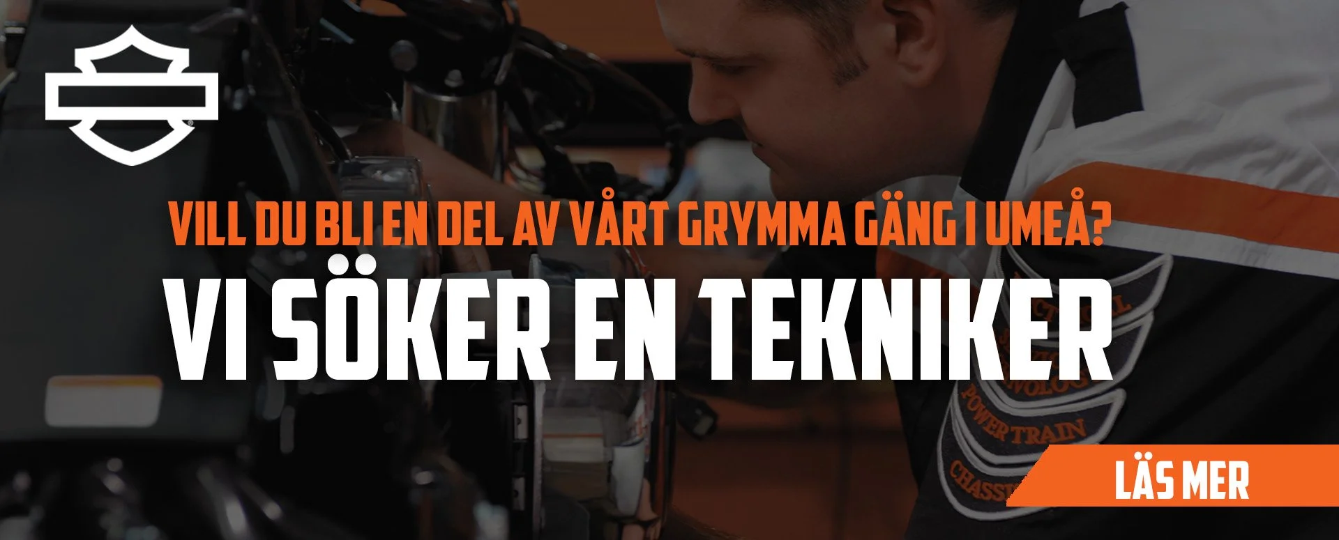 Tekniker till Harley-Davidson i Umeå sökes!