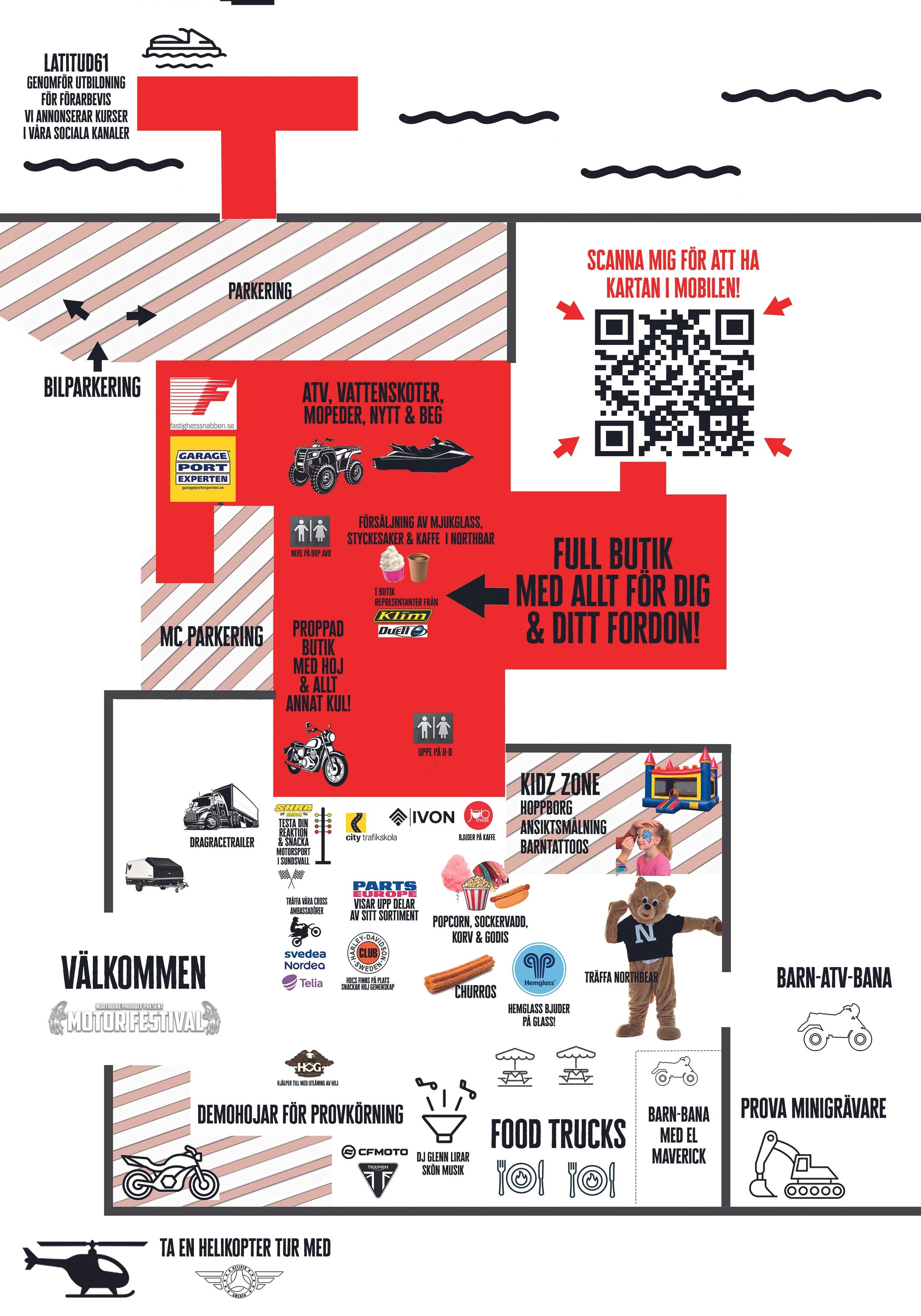 Festivalkarta i Sundsvall 29-30 maj