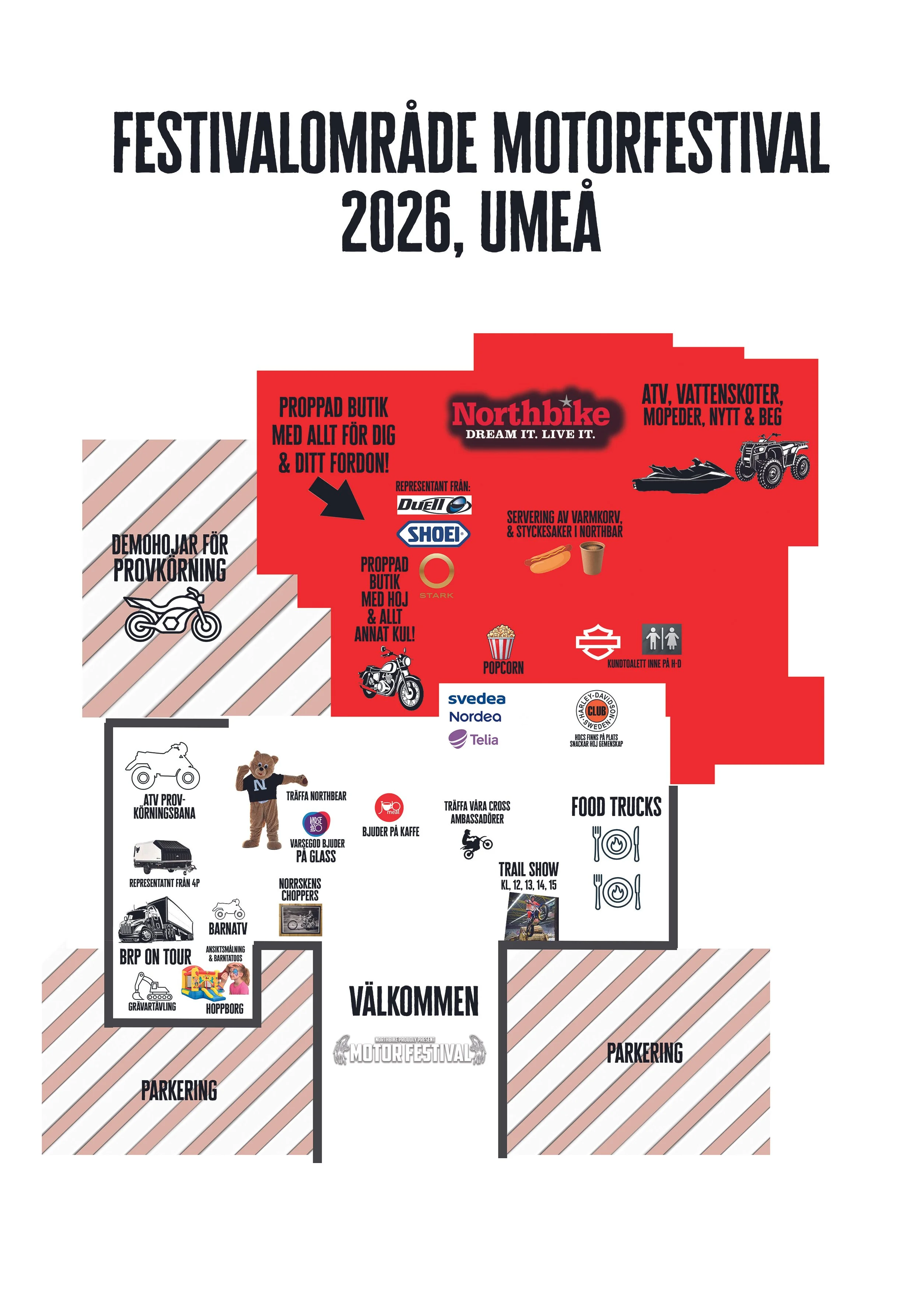 Festivalkarta i Umeå 29-30 Maj