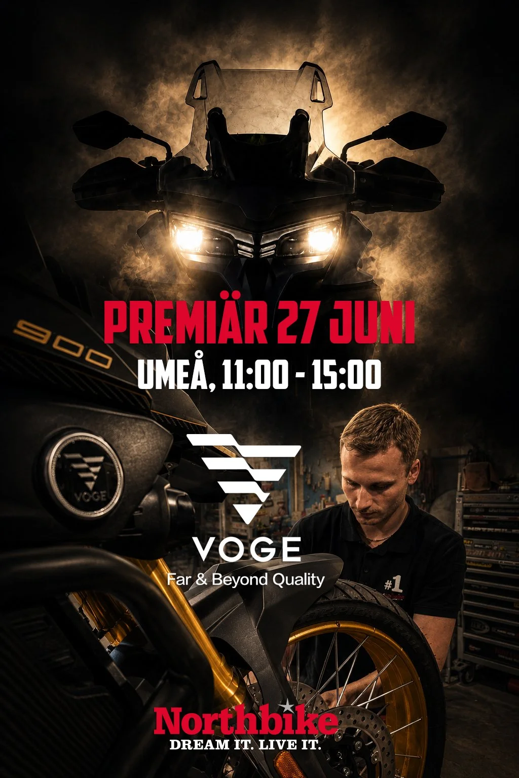 PREMIÄR för Voge i Umeå!