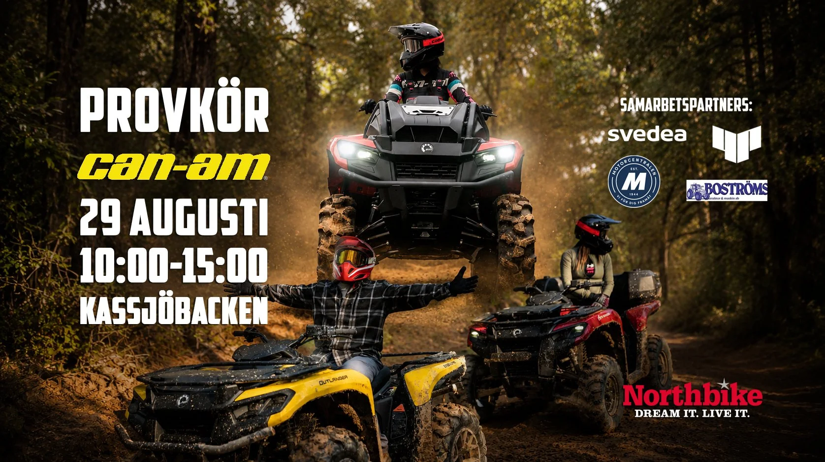 Provkörning av Can-Am i Umeå 29 aug!