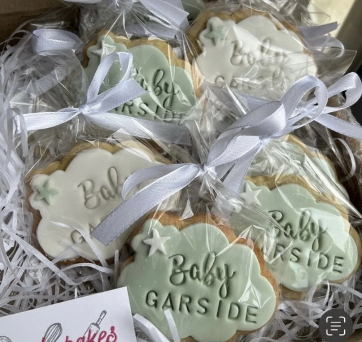 Personalised baby hotsell shower favours