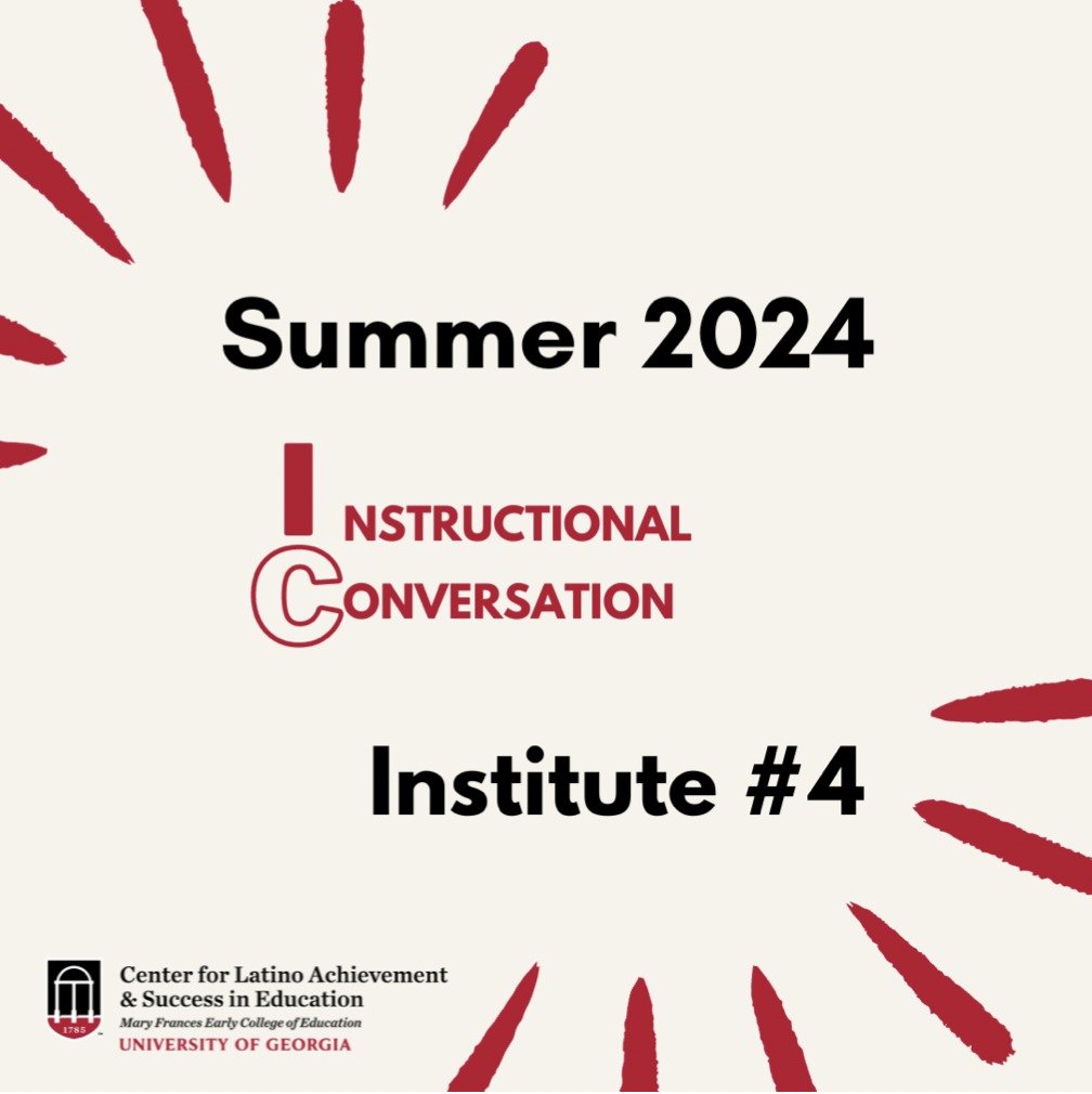 Are you currently making plans for the summer? Are you interested in learning more about instructional conversations?

Join us for a 30-hour, interactive, foundational professional learning institute focused on a collaborative, conversation-based ped