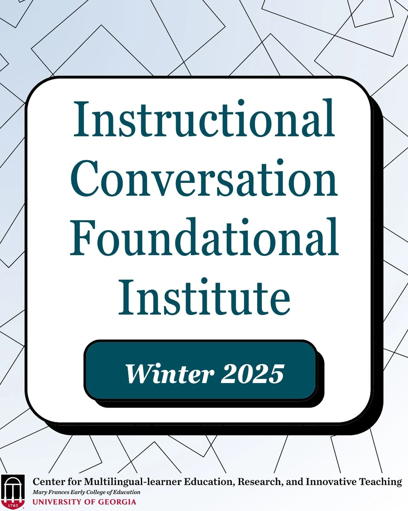Join us for our Winter IC Foundational Institute &mdash; a 30 hour 4-day, interactive, foundational professional learning institute focused on a collaborative, conversation-based pedagogy and its application in classrooms. All kinds of educators are 