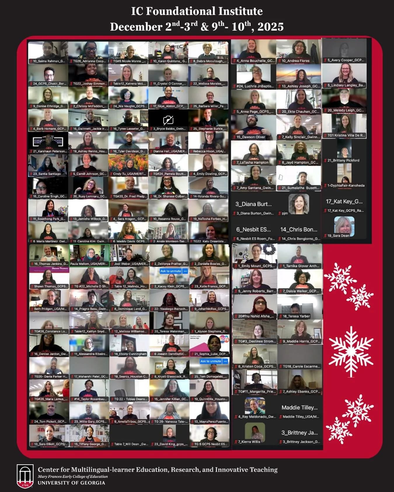 We are very grateful to the 128 participants who joined us this month for our Winter 2025 IC Foundational Institute where we spent 30 hours together engaging in and learning about collaborative, conversation-based instruction!

If this sounds like so