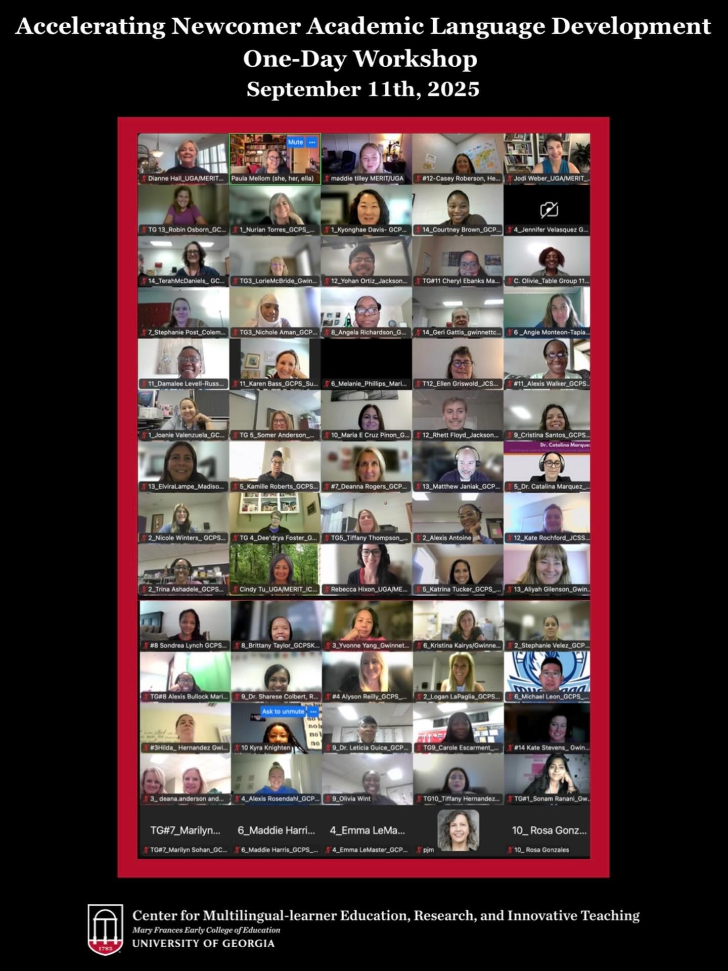 We would like to thank the 65 participants who joined us for the Accelerating Newcomer Academic Language Development One-Day Workshop last fall &mdash; where we spent 8 hours together engaging in and learning about collaborative, conversation-based i