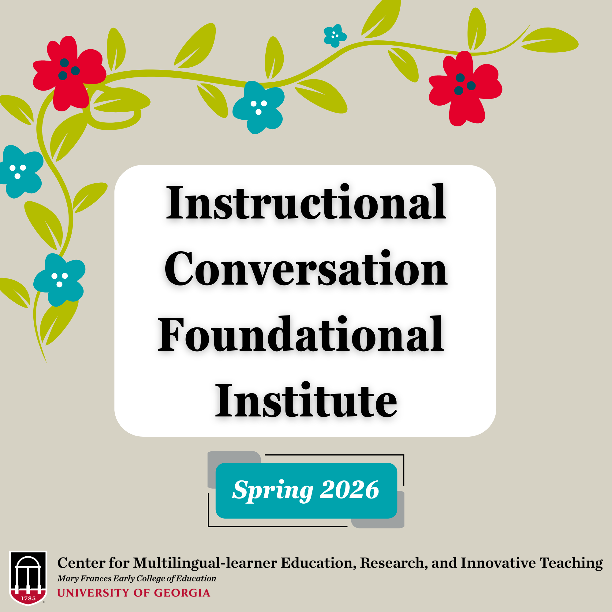 GCPS ONLY--Spring 2026 IC Foundational Institute-- Day 1&amp;2- Virtual (Zoom)