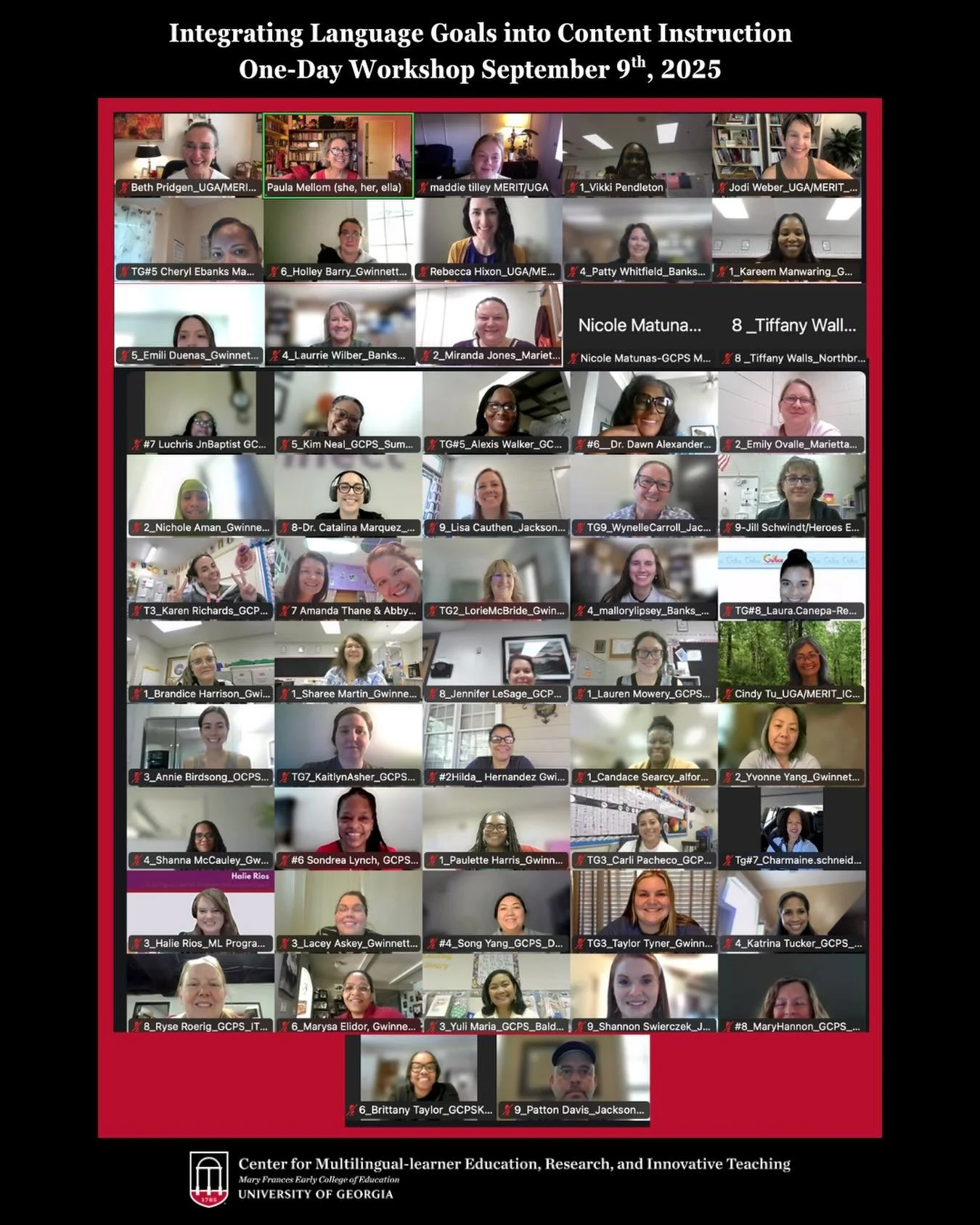 Last fall, 48 participants joined us for an engaging, interactive one-day workshop!
Our &ldquo;Integrating Language Goals into Content Instruction&rdquo; workshop moves beyond traditional vocabulary lists and helps educators uncover the Key Language 