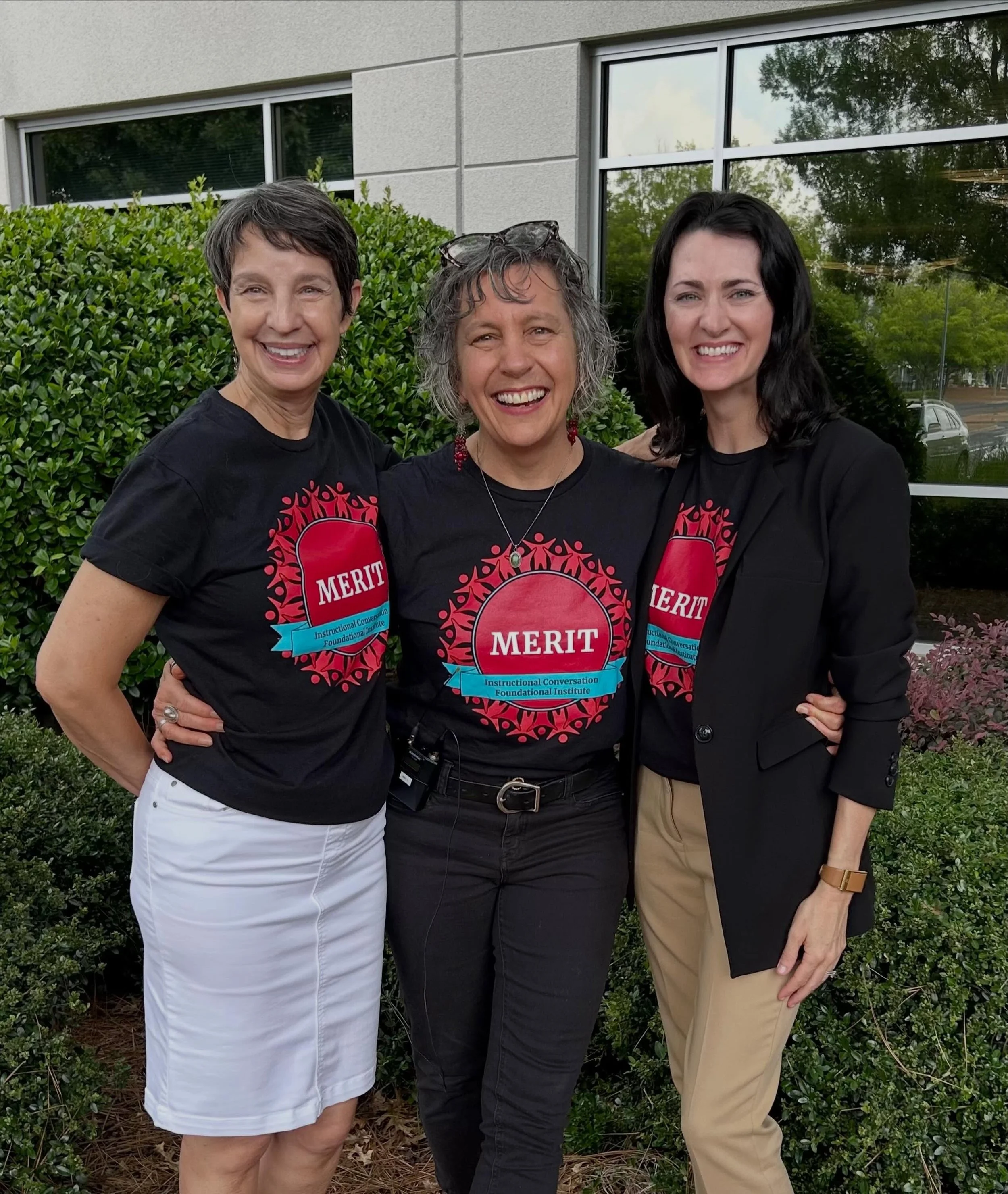 The MERIT Leadership Team &mdash;&nbsp;Paula Mellom, Jodi Weber, and Rebecca Hixon &mdash;at last week&rsquo;s IC Institute with Gwinnett County Public Schools. We&rsquo;re grateful for the opportunity to collaborate with educators and support multil