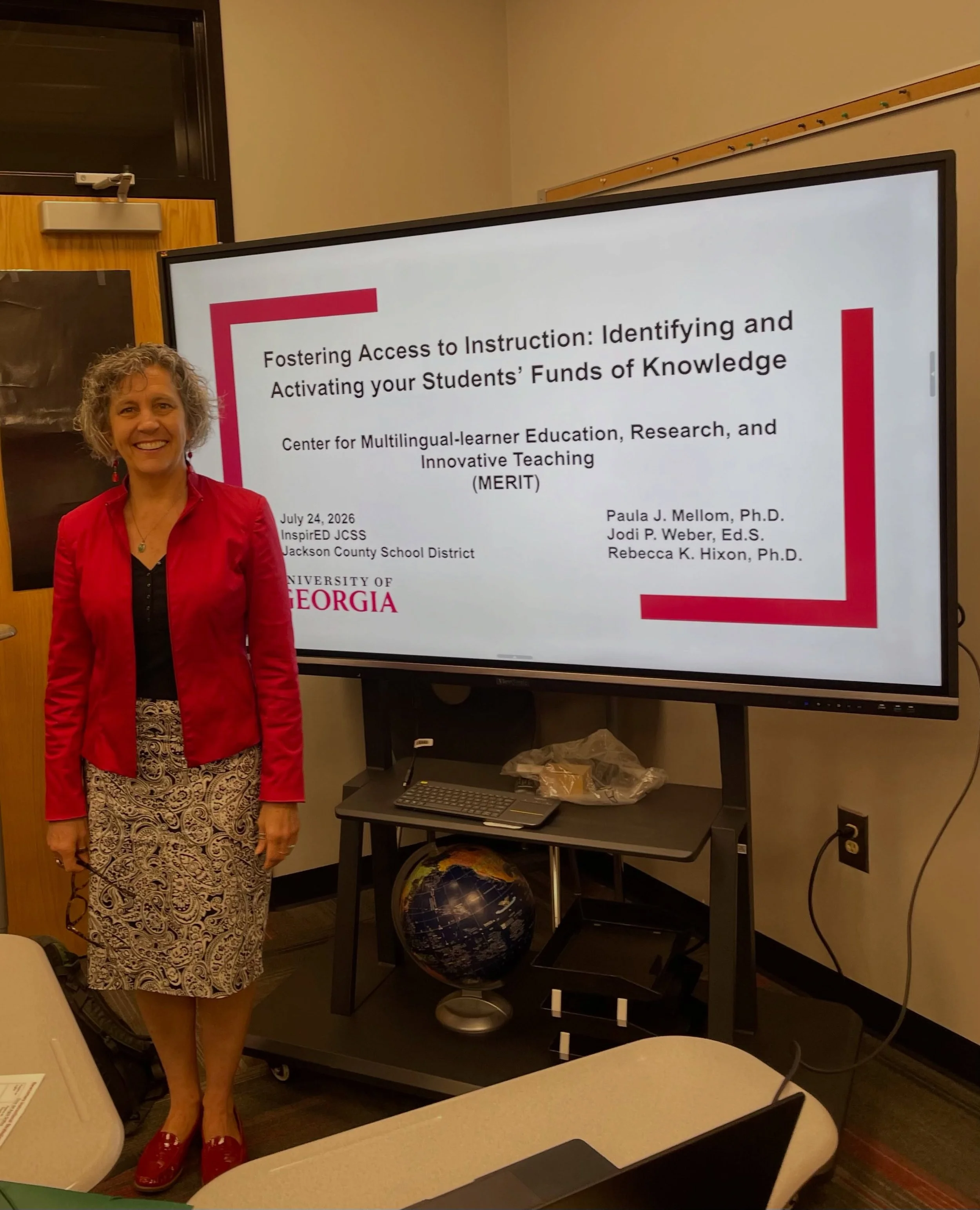MERIT presents at Jackson County&rsquo;s InspirEd Conference on strategies to activate students&rsquo; funds of knowledge to make lessons more accessible!