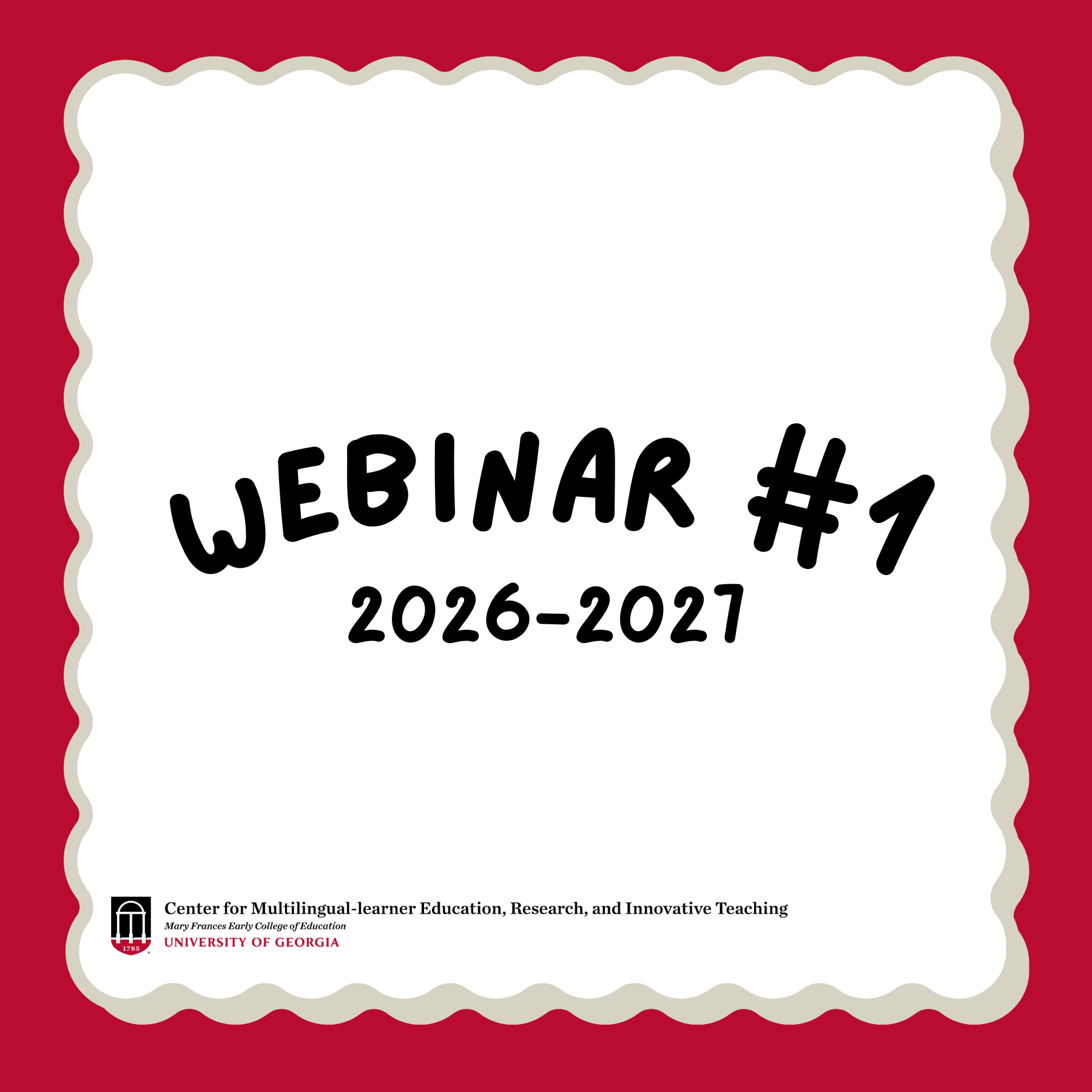 2026-2027 Webinar #1