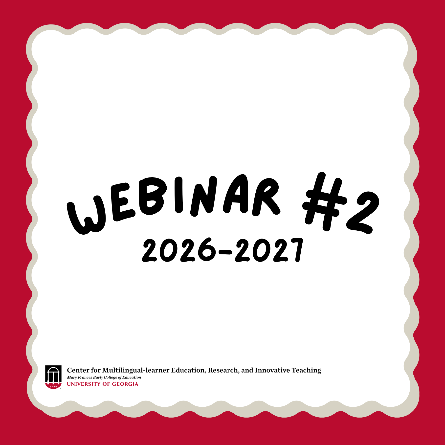 2026-2027 Webinar #2
