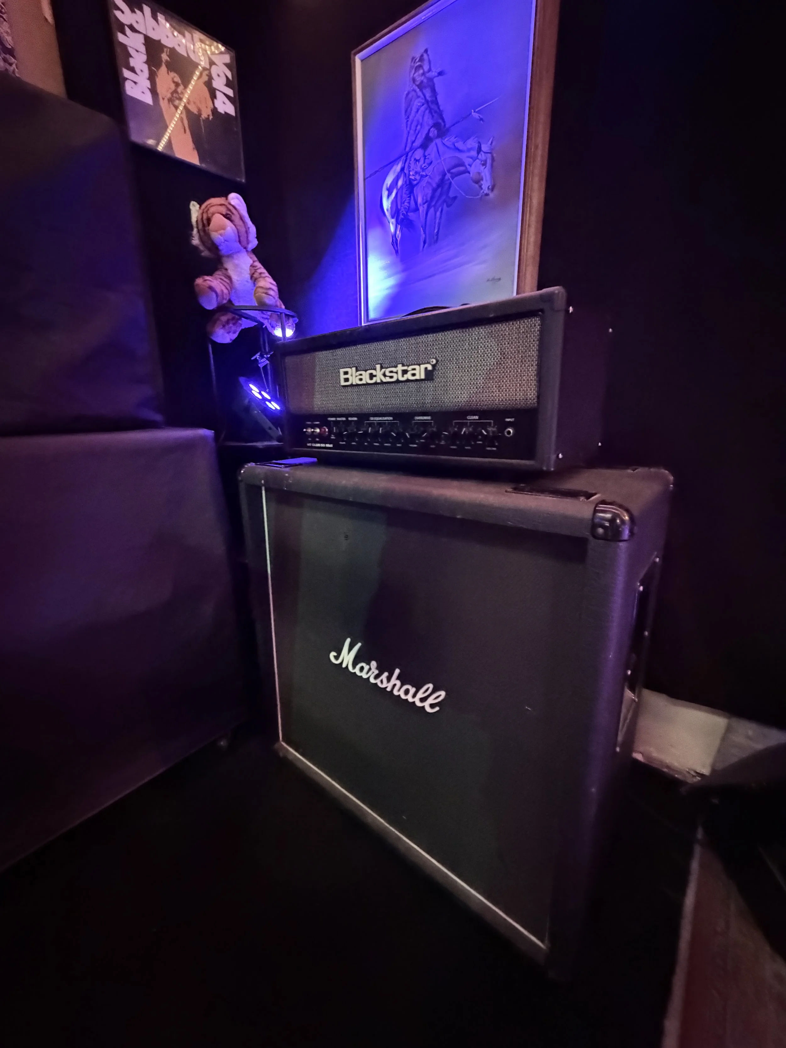 4x10 Marshall cab. Various heads availabe