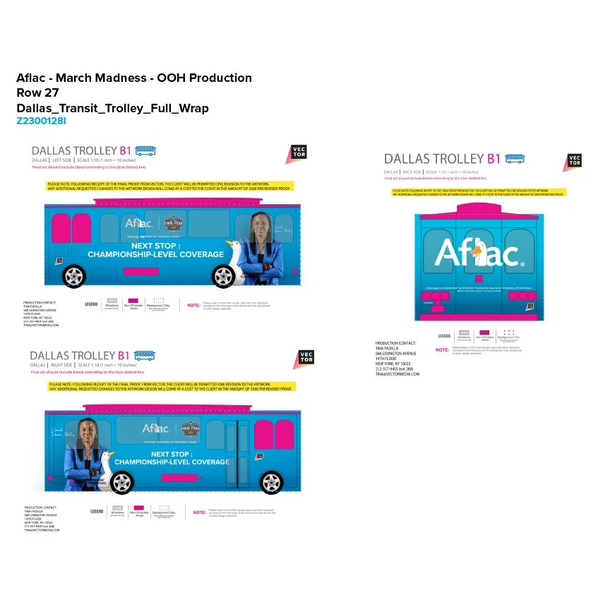 AFLAC: Car wrap production