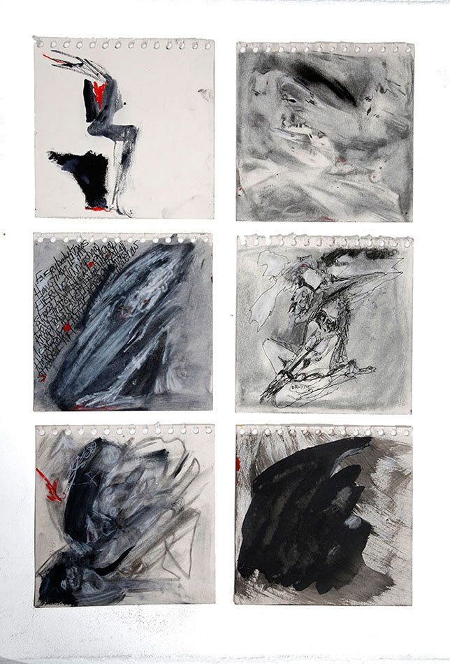 Untitled, Mixed Media, 7″x 7″