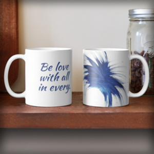 “Be Love Blue Burst” Standard Mug