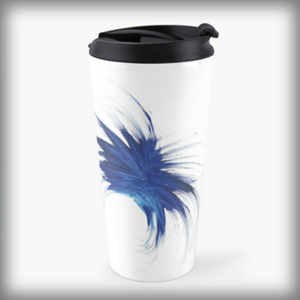 “Blue Burst” Travel Mug