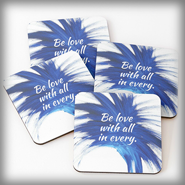 “Be Love” Coaster Set