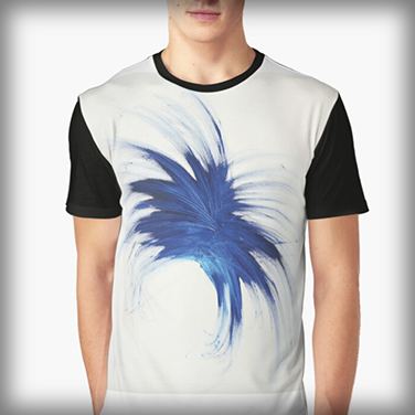 “Blue Burst” Graphic Tee