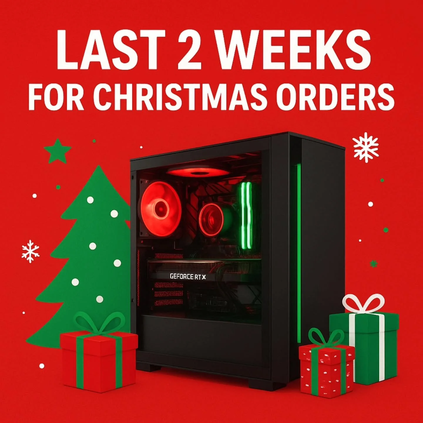 Final 2 Weeks for Guaranteed Christmas Builds!
Order your custom gaming rig from Bearded Custom Computers now to have your build finished and ready in time for the holidays. Don&rsquo;t wait&mdash;get a beast of a PC under the tree this year!

#beard