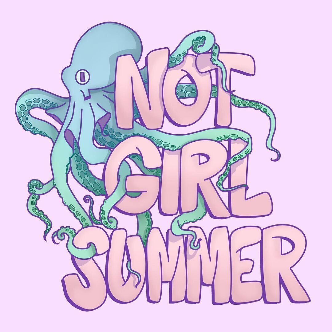 for when you're down with the vibe, just not the gender
.
.
.
🎨 by @gender_revel: &quot;Happy not girl summer, your nonbinary alternative to #hotgirlsummer&quot;

#gender #genderfluid #genderqueer #nonbinary #enby #trans #transgender #genderfluid🌈 