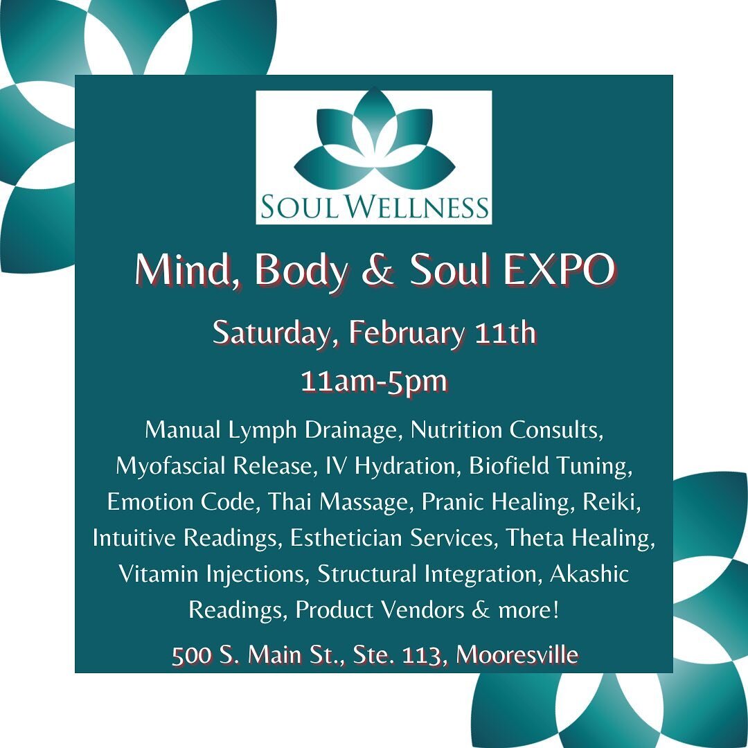 I&rsquo;m excited for the first Mind, Body, Soul Expo of the year at @soulwellnessinc ! I&rsquo;ll be there with @soulloveconnections Intention Candles, Bath Bombs, Bath Soaks, and Body Butter! Meet and speak with holistic practitioners or receive a 