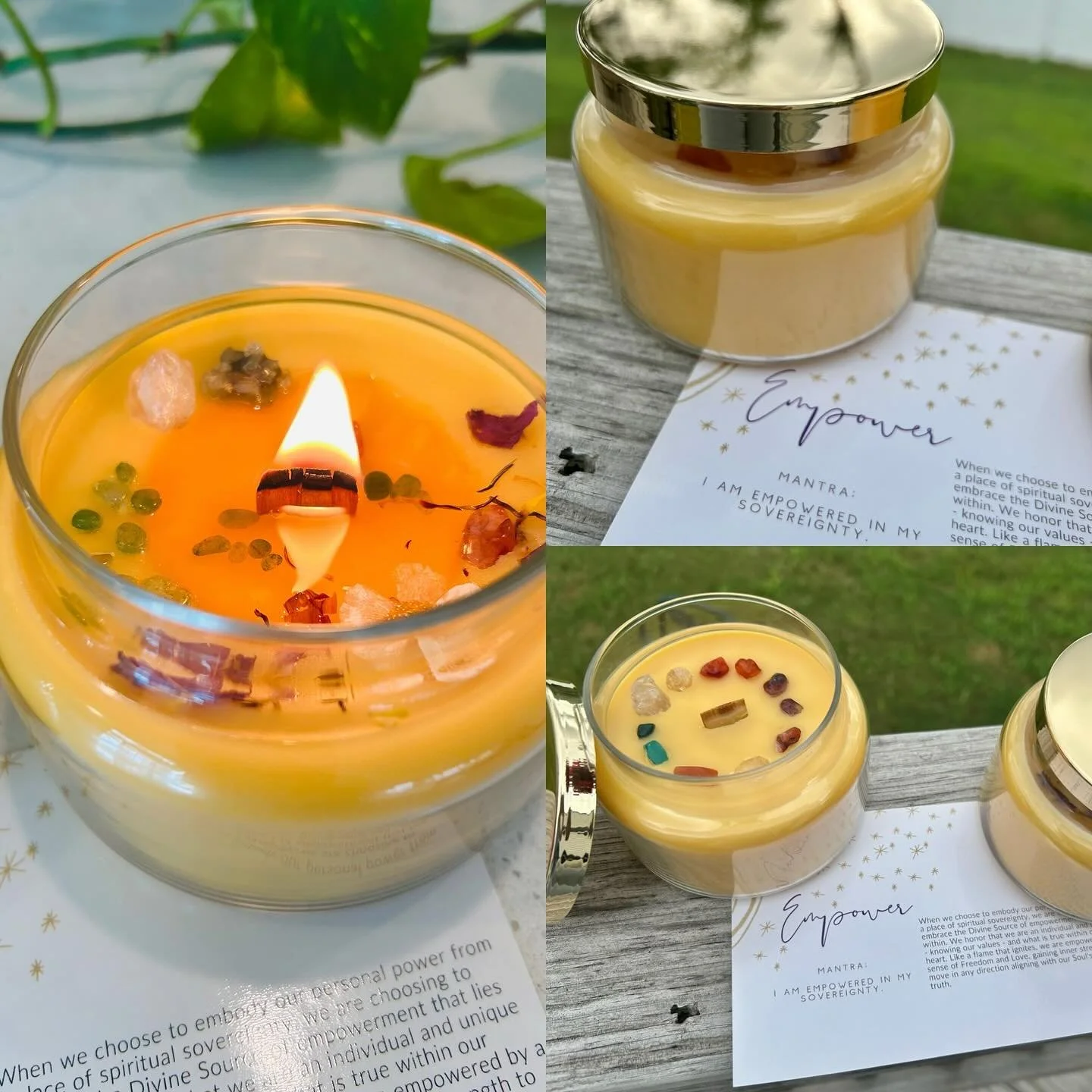 Who loves summertime vibes and the smell of lemongrass while feeling empowered? 🙌

Then Soul Love Empower Intention is for you! 💛

Daily Mantra: &ldquo;I am empowered in my Sovereignty.&rdquo; 

Infused with signature crystals of Herkimer like quar