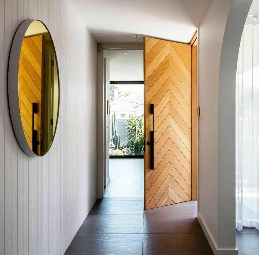 Instagam : Front door details using our Blade Pull Handle, house designed by @dubois_design and built by @built.by.guild