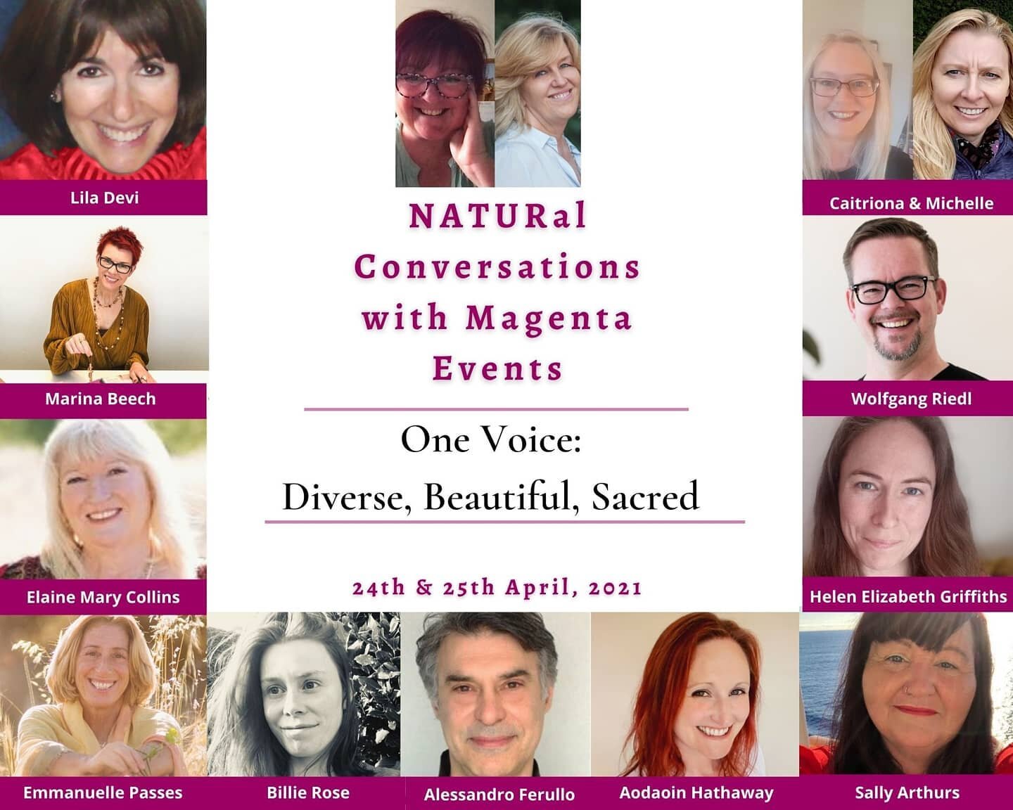 Please join me and other speakers at Magenta Events wonderful for the FREE event on 24th &amp; 25th April.

In order to be able to take part in this FREE event on 24th &amp; 25th April, you will need to register and this can be done by following this