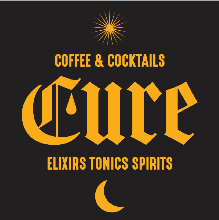 We are Cure Coffee and Cocktails, please come check us out. We're sure you won't be disappointed. 