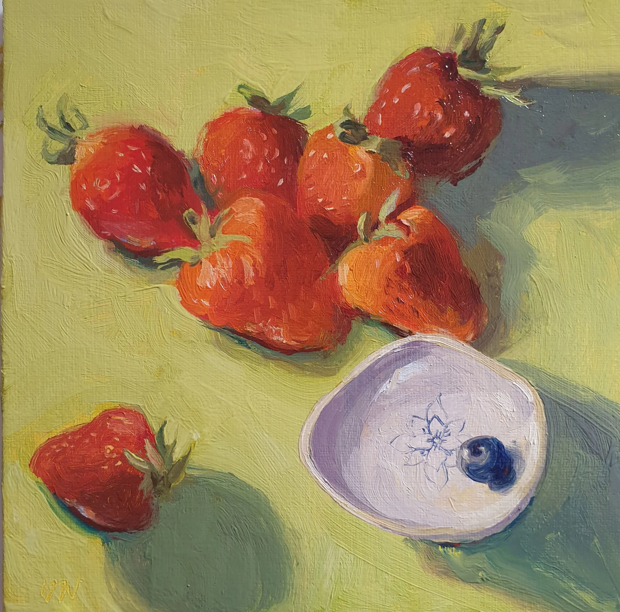 Strawberries with Blueberry  SOLD