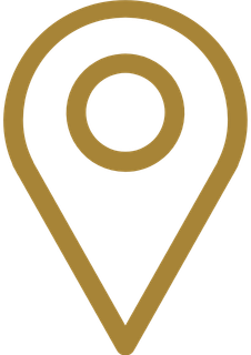 Gold map pin icon representing life insurance service areas in Florida