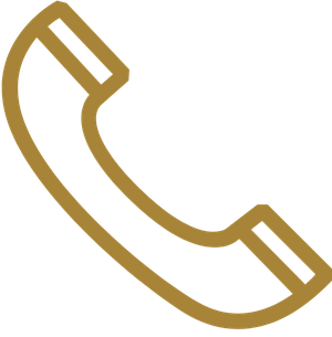 Gold phone icon representing an insurance quote consultation in Florida