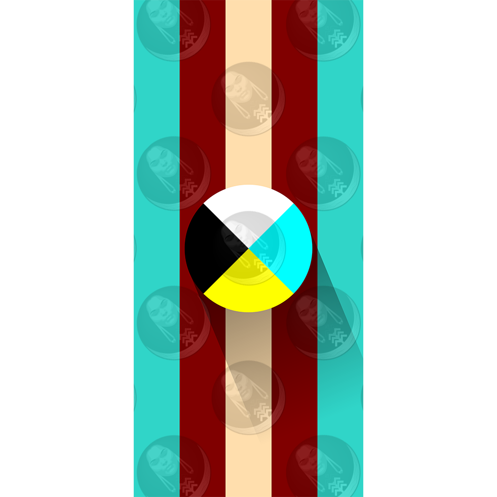IndigiTrans/iT Diné Pride Flag (Vertical)