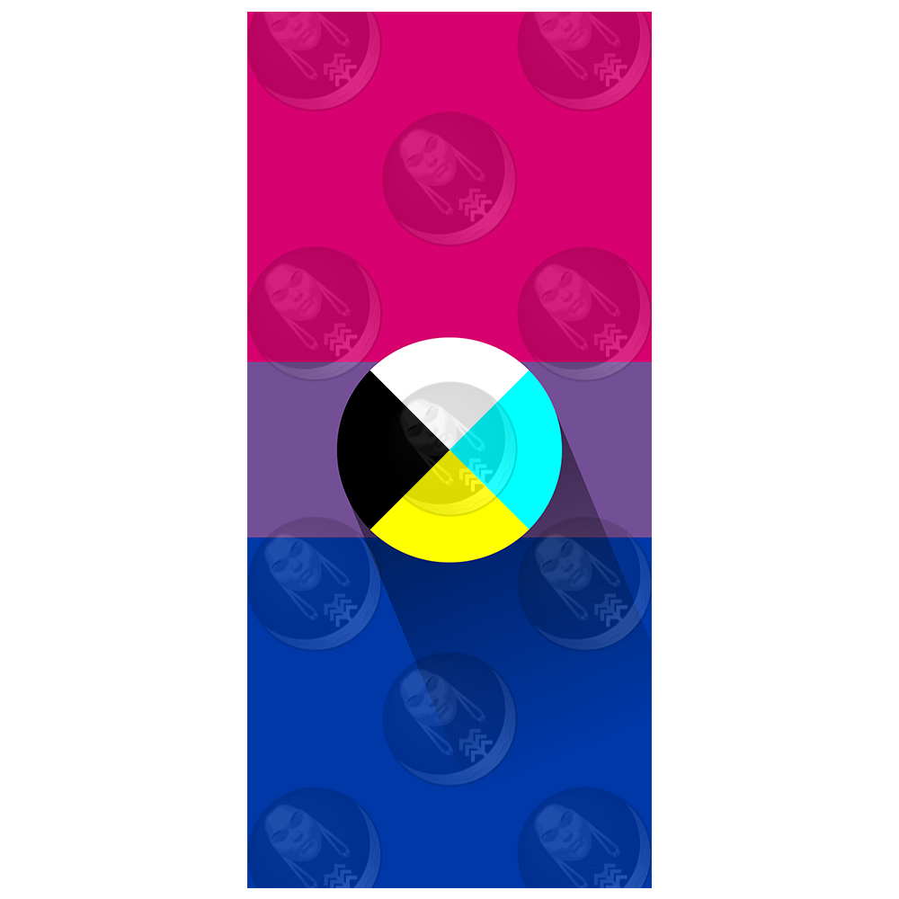 Bisexual/Bi Diné Pride Flag (Horizontal)