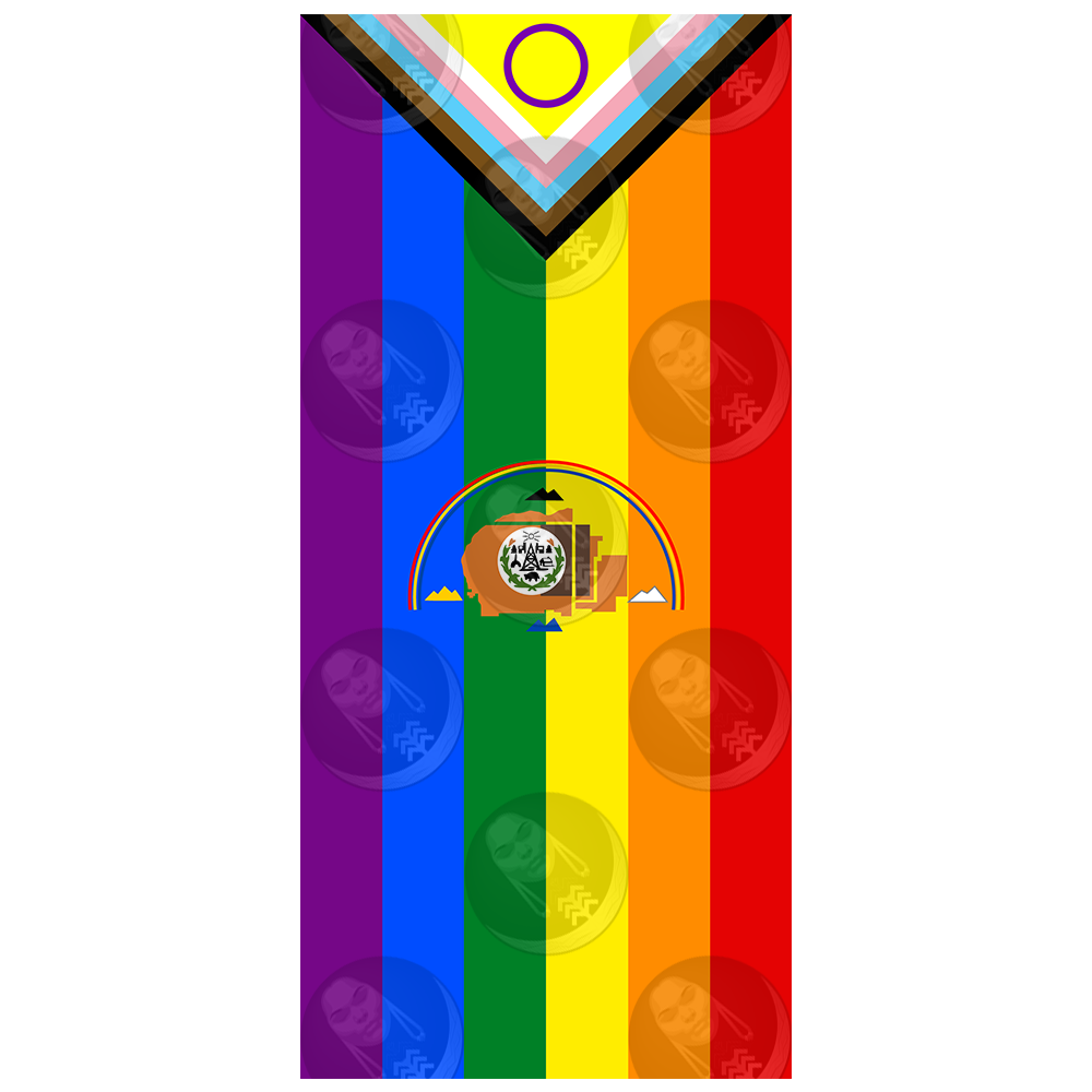 Progress Navajo Nation Pride Flag (Vertical)