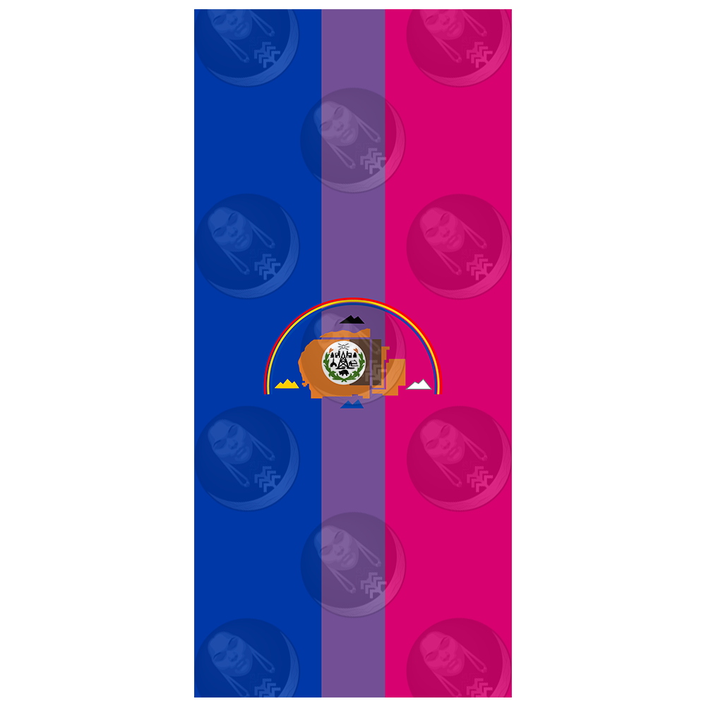 Bisexual/Bi Navajo Nation Pride Flag (Vertical)