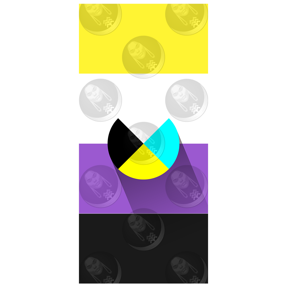 Nonbinary/NB/Enby Diné Pride Flag (Horizontal)