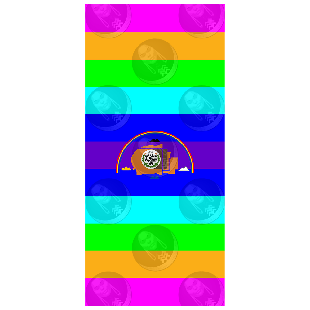 IndigiQueer/iQ Navajo Nation Pride Flag (Horizontal)
