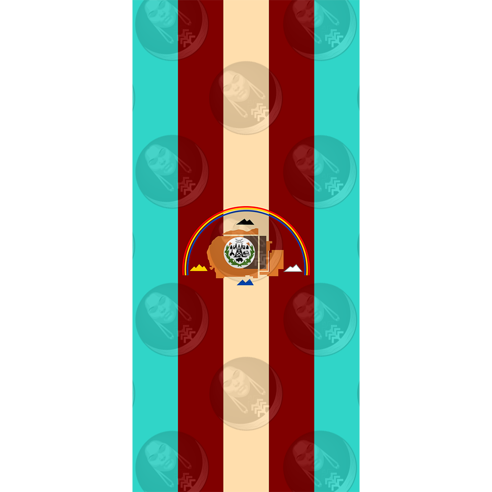 IndigiTrans/iT Navajo Nation Pride Flag (Vertical)