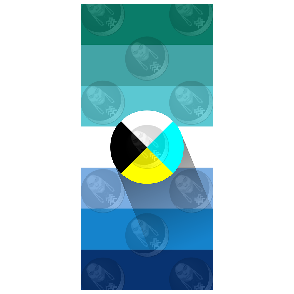 Gay/MLM Diné Pride Flag (Horizontal)