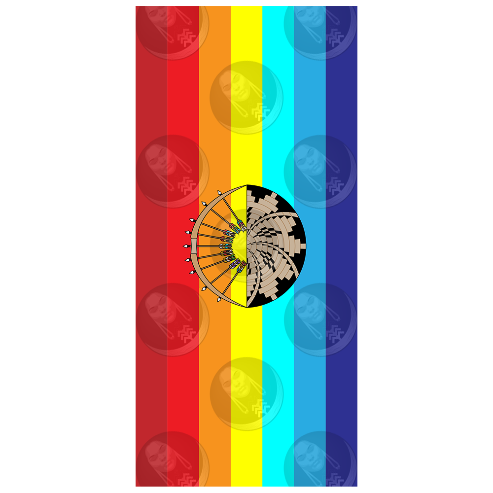 Two-Spirit/2S Pride Flag (Vertical)